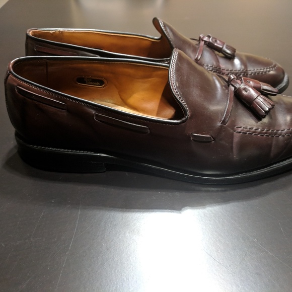 Allen Edmonds Grayson 9.5 E Shell Cordovan Loafer Preowned - Picture 5 of 5